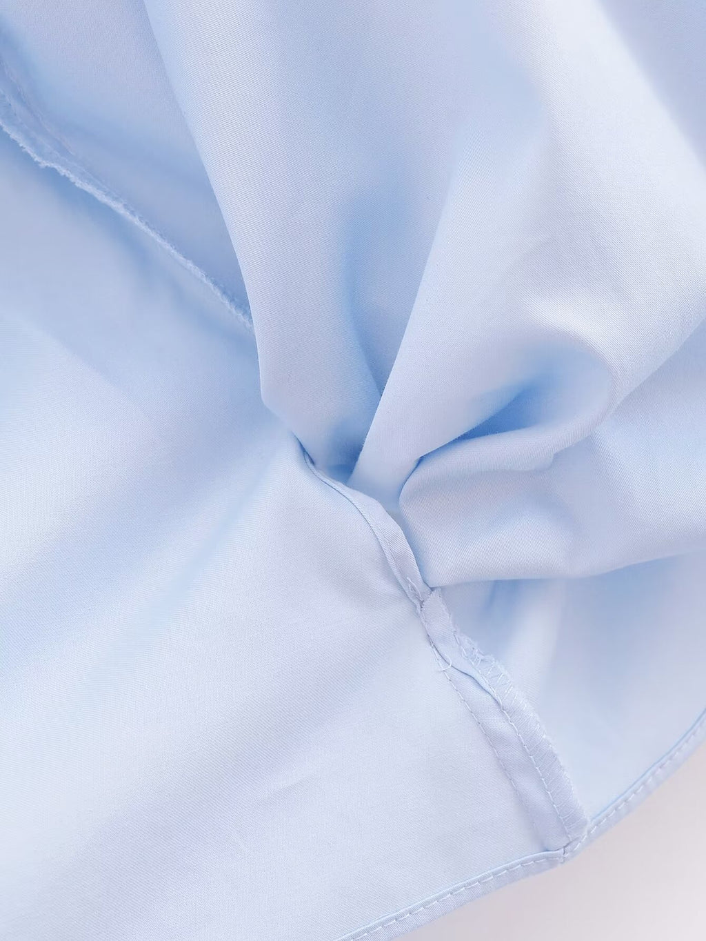 Women's Summer Women Clothing Stylish Simple Bowknot Decoration Poplin Shirt