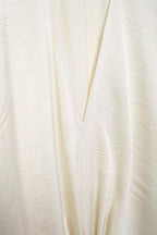 Solid-Color Pleated Midi Dress