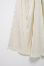 Solid-Color Pleated Midi Dress