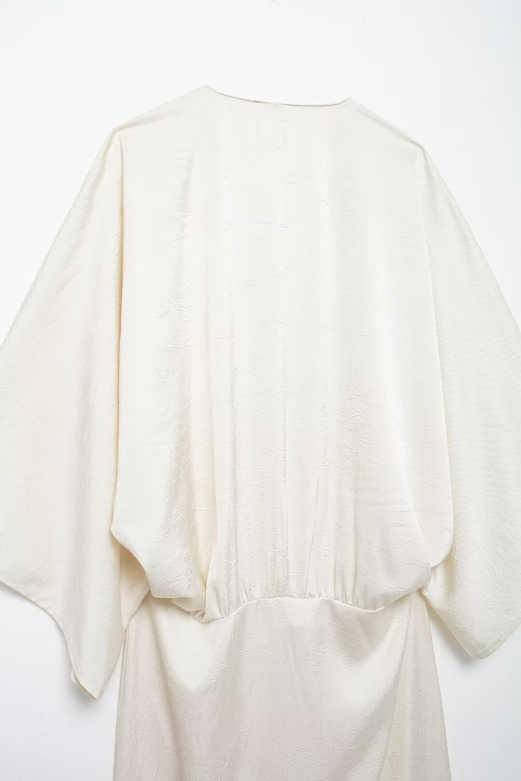 Solid-Color Pleated Midi Dress