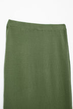 Women's Summer Simple Sleeveless Slimming Top and Skirt Two-Piece Set