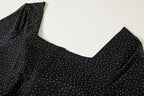 Women's 's V-Neck Long-Sleeve Maxi Dress