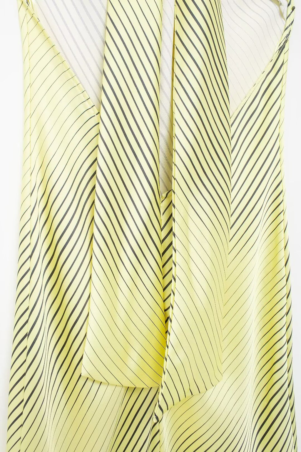 Satin-Feel Backless Halter Dress