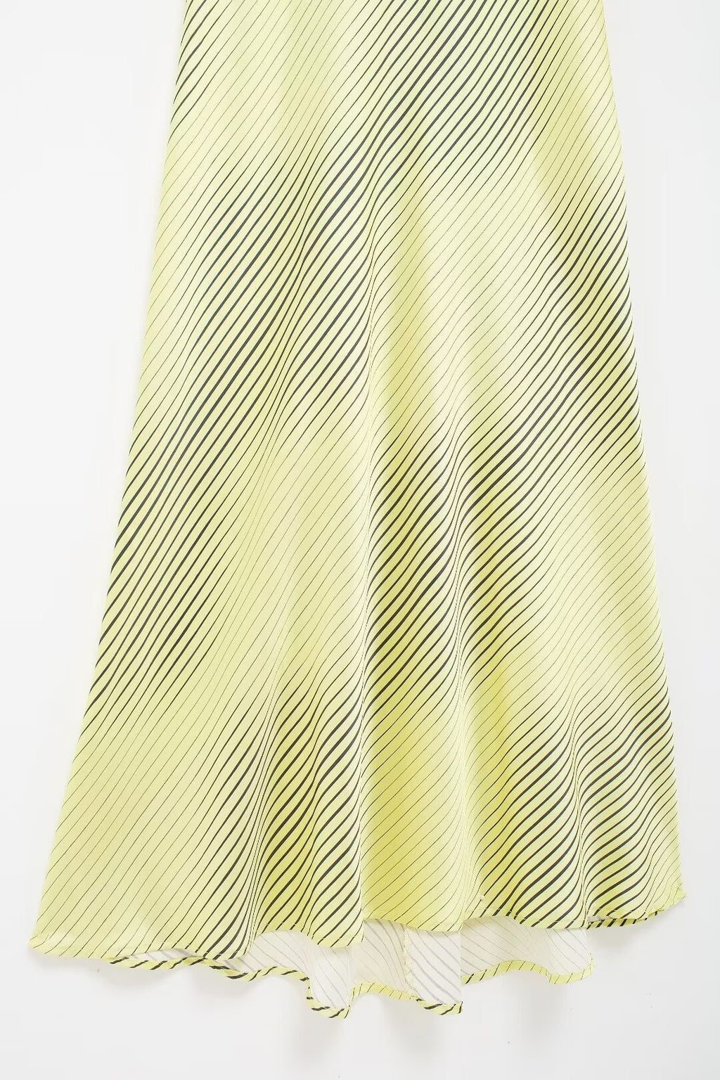 Satin-Feel Backless Halter Dress