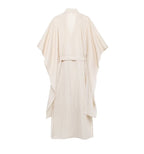 Women's Summer Striped Loose Waist Lace Up Dress
