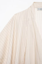 Women's Summer Striped Loose Waist Lace Up Dress