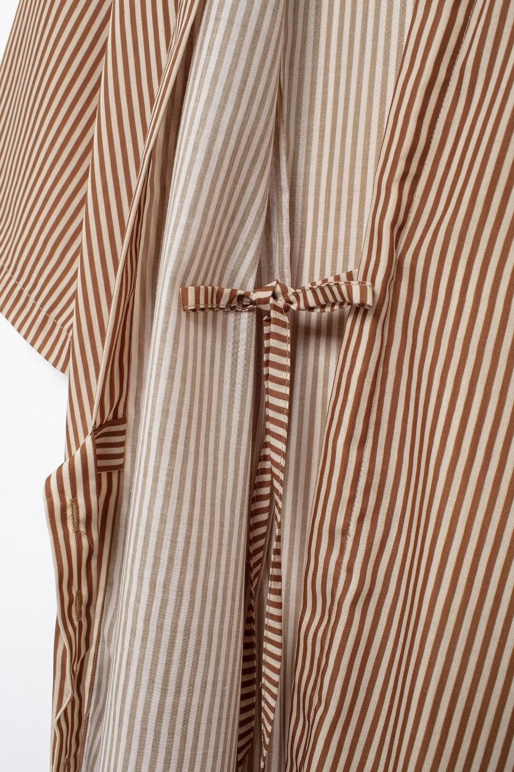 Women's Summer Striped Midi Dress Striped Pajama Pants Suit