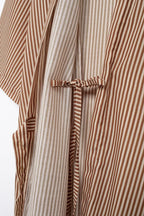 Women's Summer Striped Midi Dress Striped Pajama Pants Suit