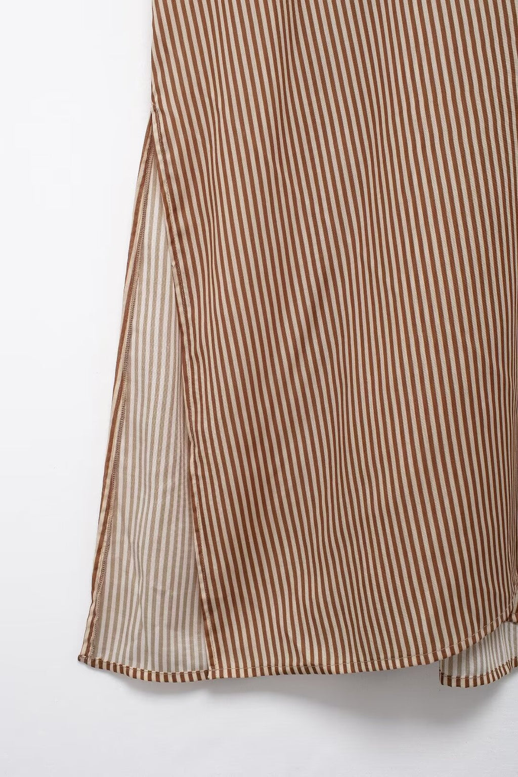 Women's Summer Striped Midi Dress Striped Pajama Pants Suit