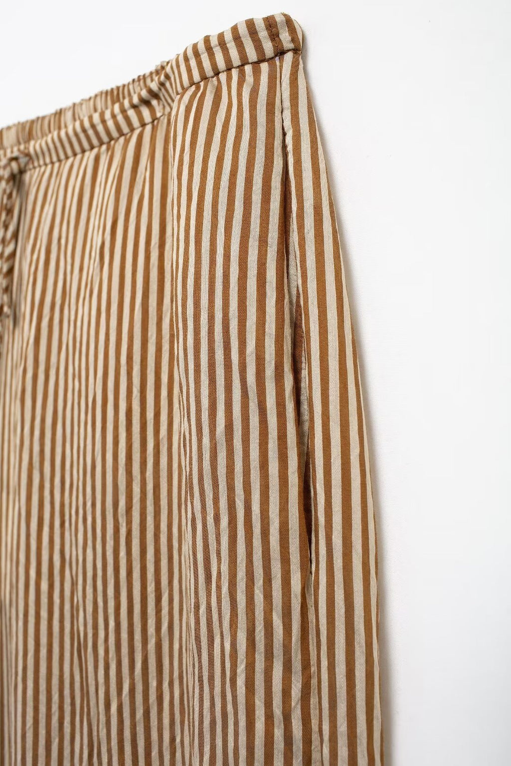 Women's Summer Striped Midi Dress Striped Pajama Pants Suit