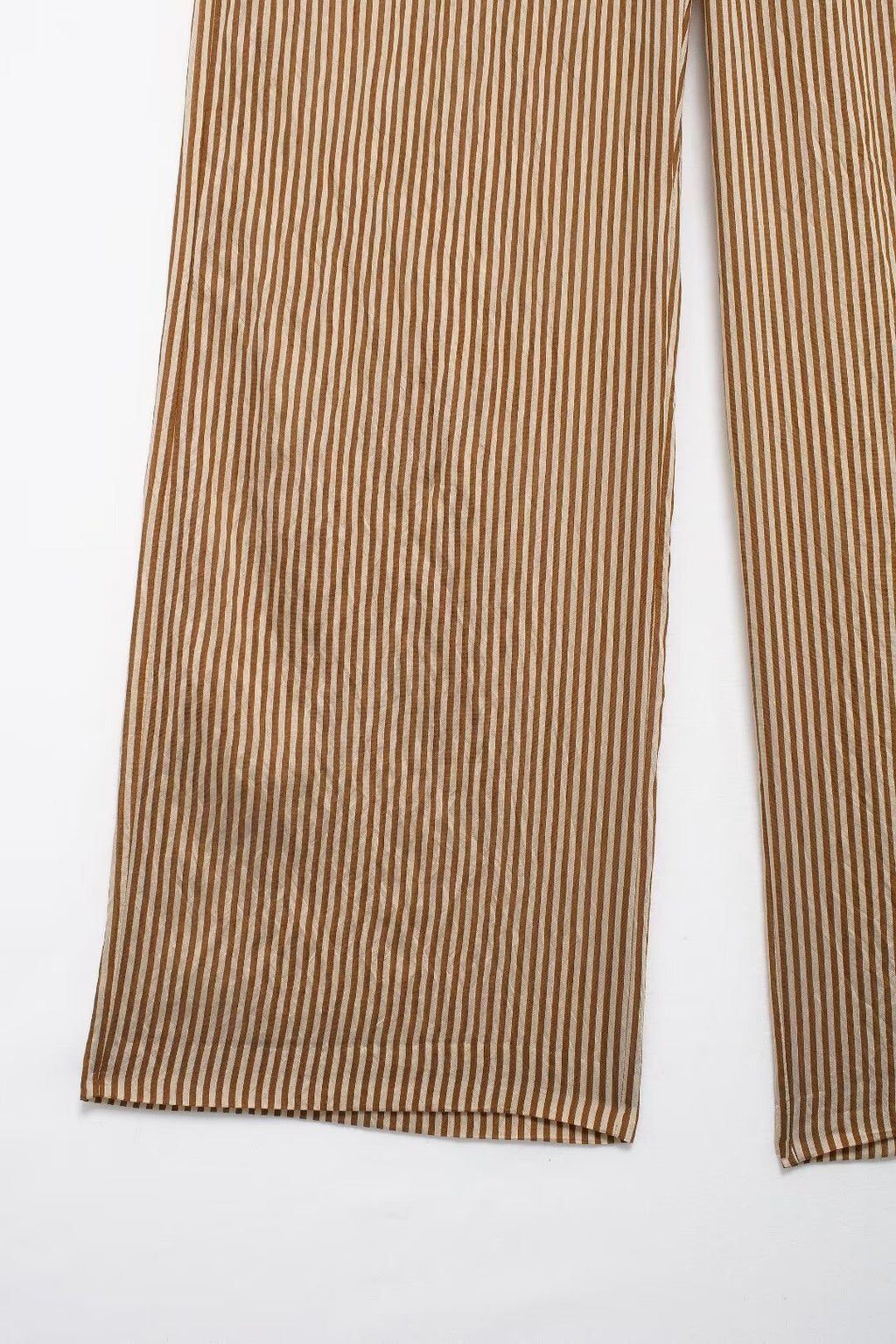 Women's Summer Striped Midi Dress Striped Pajama Pants Suit