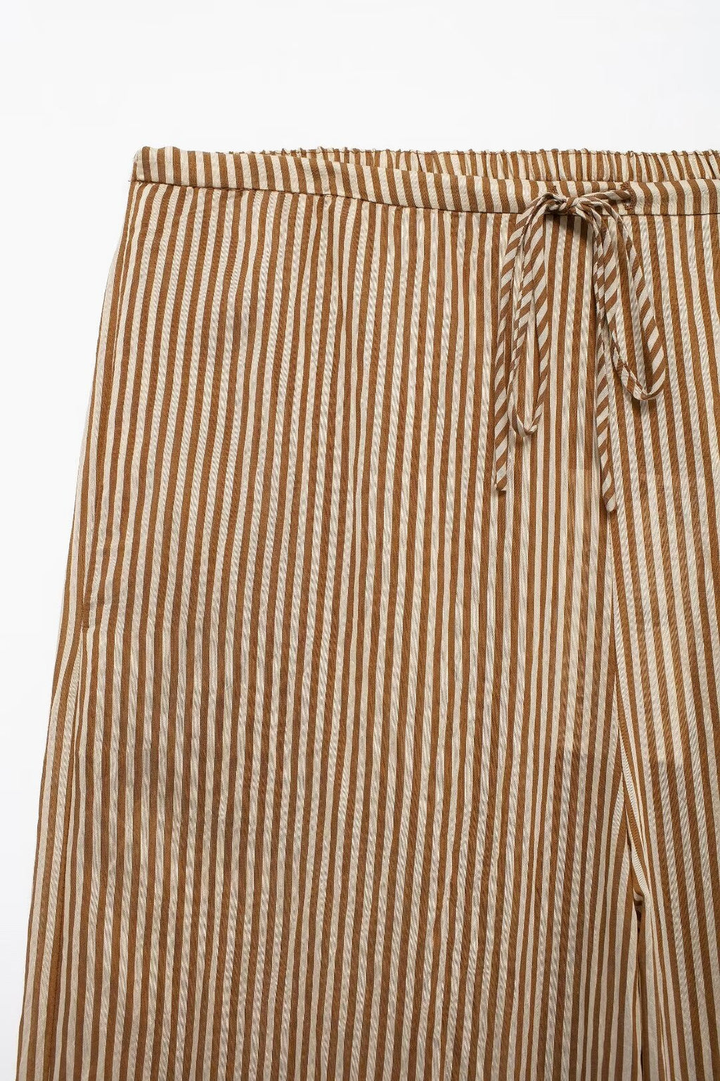 Women's Summer Striped Midi Dress Striped Pajama Pants Suit