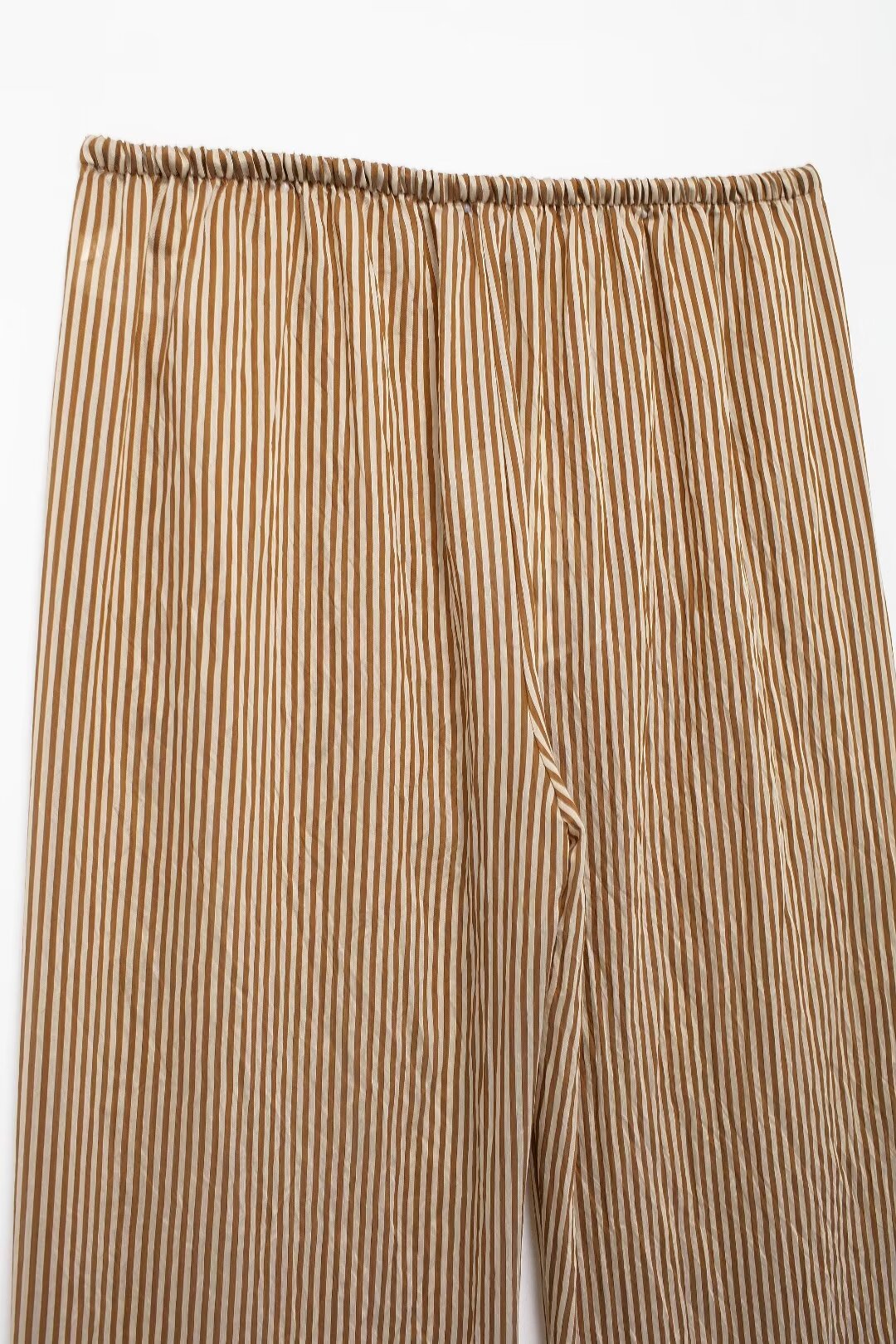 Women's Summer Striped Midi Dress Striped Pajama Pants Suit
