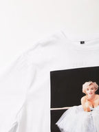 Women's Marilyn Monroe Graphic Print Short Sleeve T-Shirt