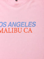 Women's Summer Women Clothing Stylish Simple Pink Printed T Shirt