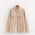 Women's Long-Sleeve Collared Shirt
