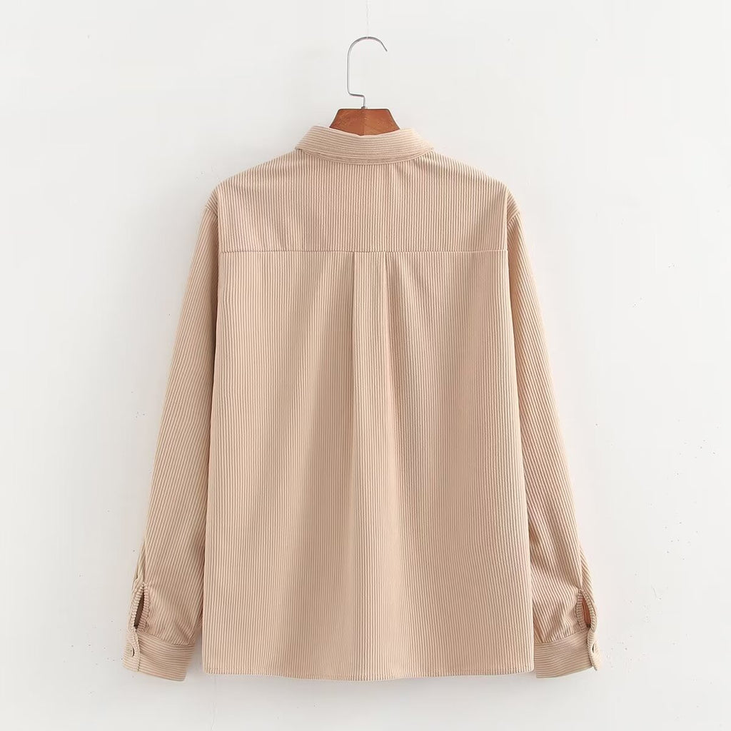 Women's Long-Sleeve Collared Shirt