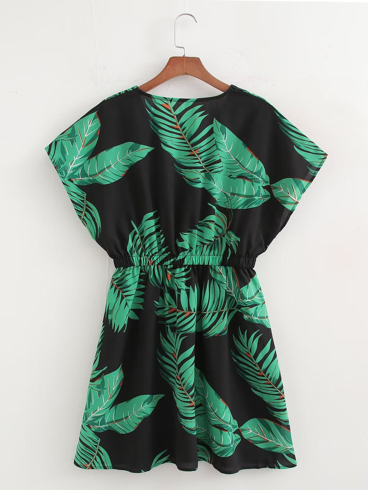 Chiffon Print Strapless Dress