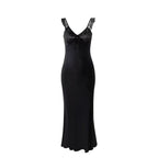 Backless Sling Dress Mid Length