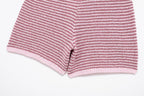 Women's Summer Women's Knitted Polo Shirt Collar Top Shorts Suit