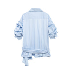 Bowknot Poplin Shirt for Women