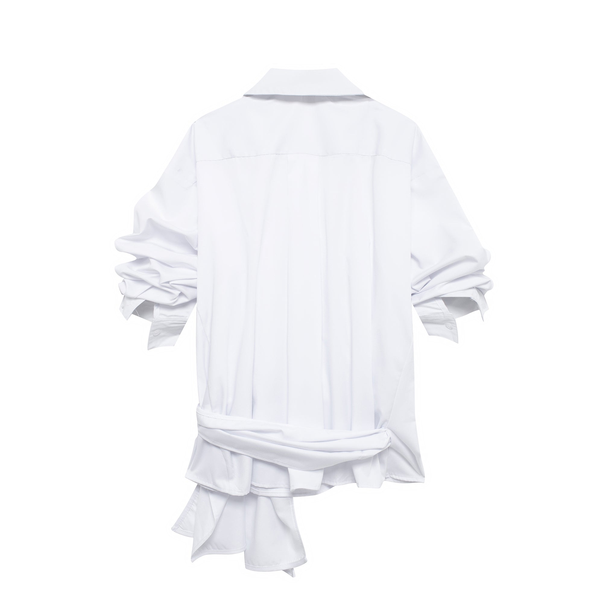 Bowknot Poplin Shirt for Women