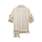 Bowknot Poplin Shirt for Women