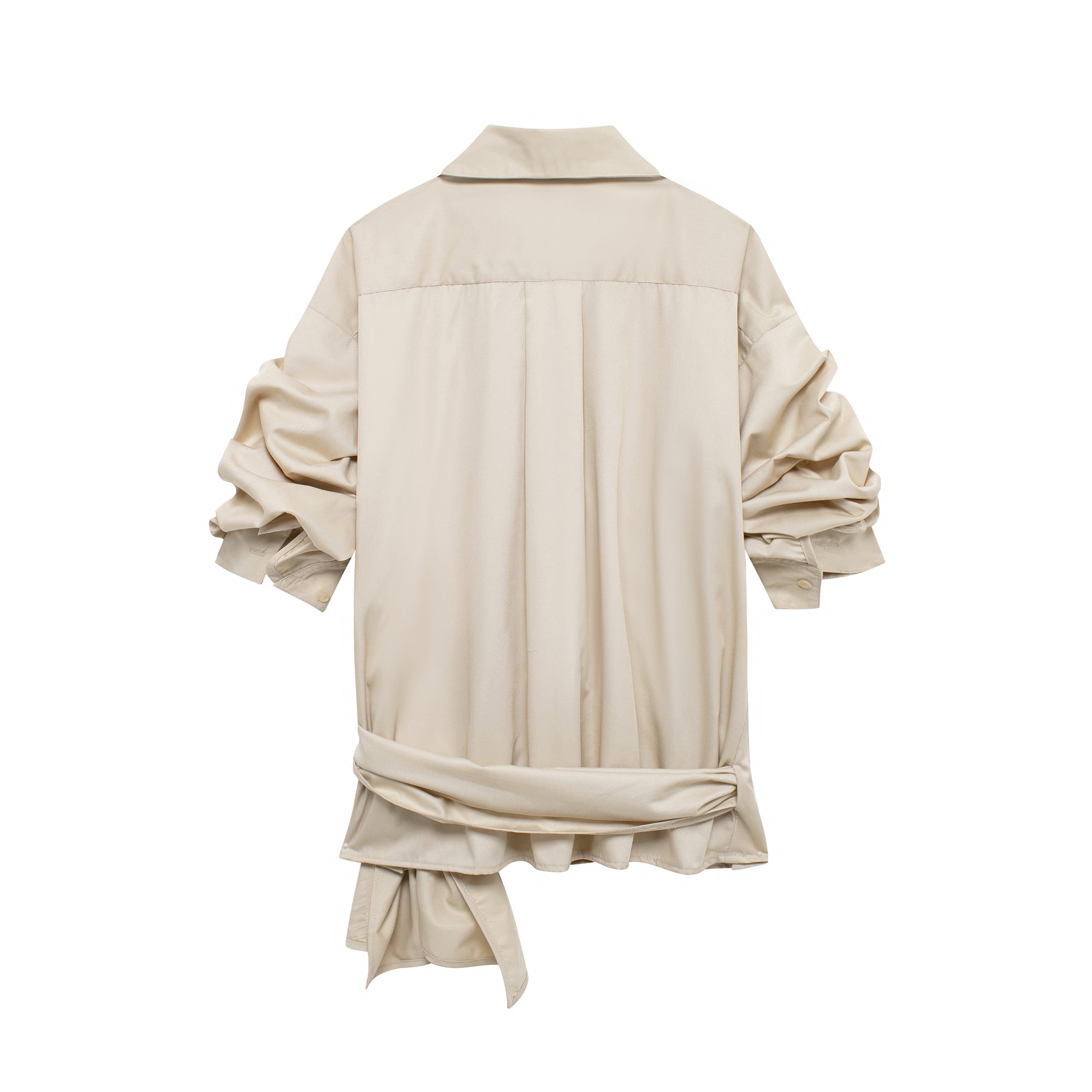 Bowknot Poplin Shirt for Women