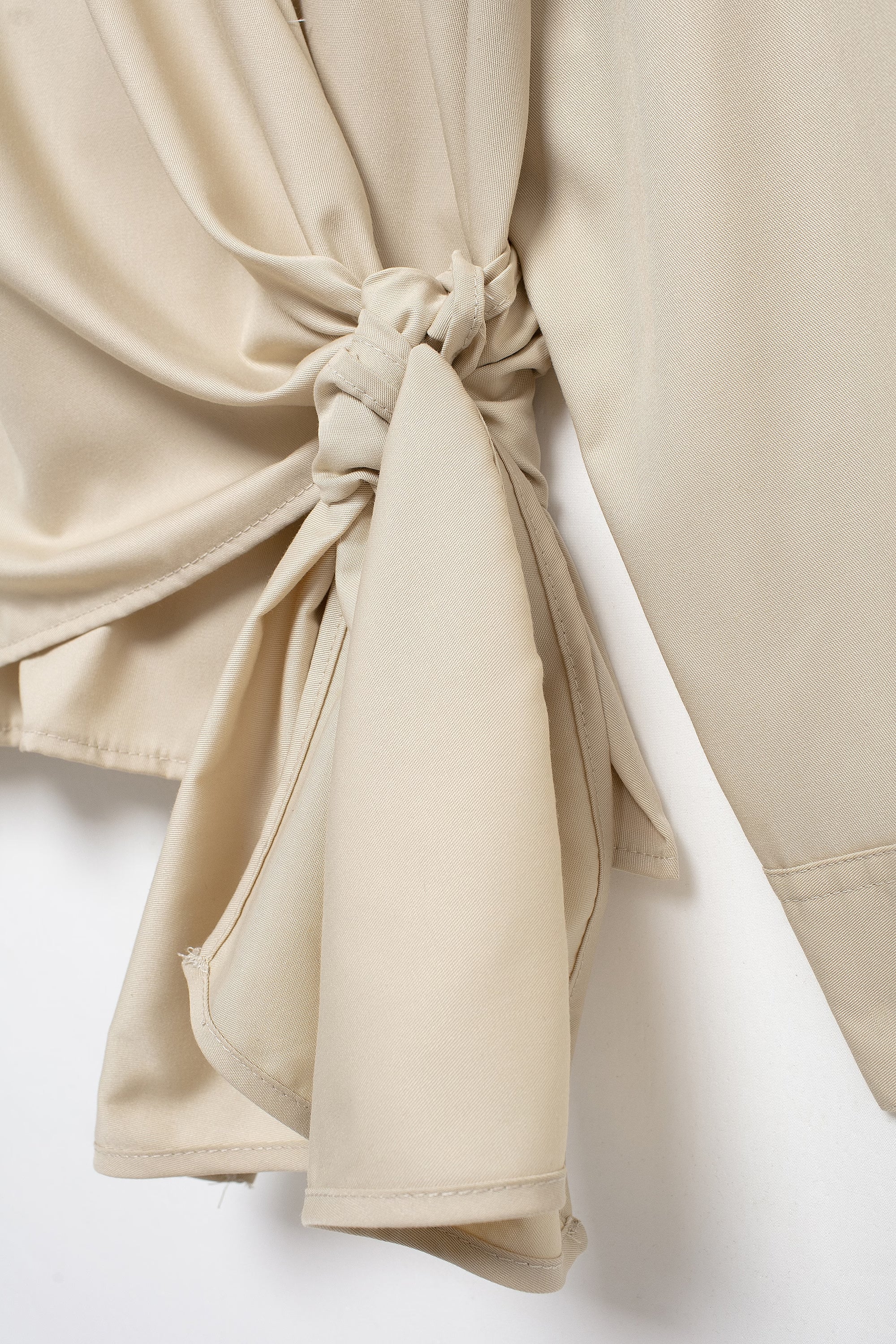 Bowknot Poplin Shirt for Women