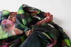 Women's 's Printed Tie-Up Dress
