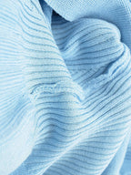 Ruffles Light Blue Knitted Camisole