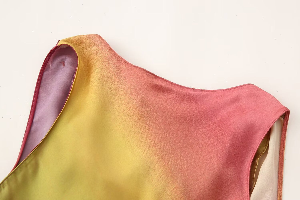 Women's Tie-Dye Skirt Set