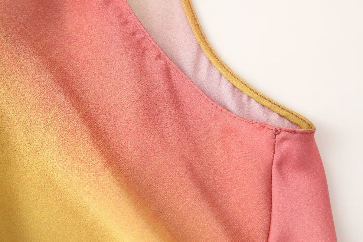 Women's Tie-Dye Skirt Set