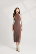 Women's 's Bow Knit Sweater Vest & Dress Set