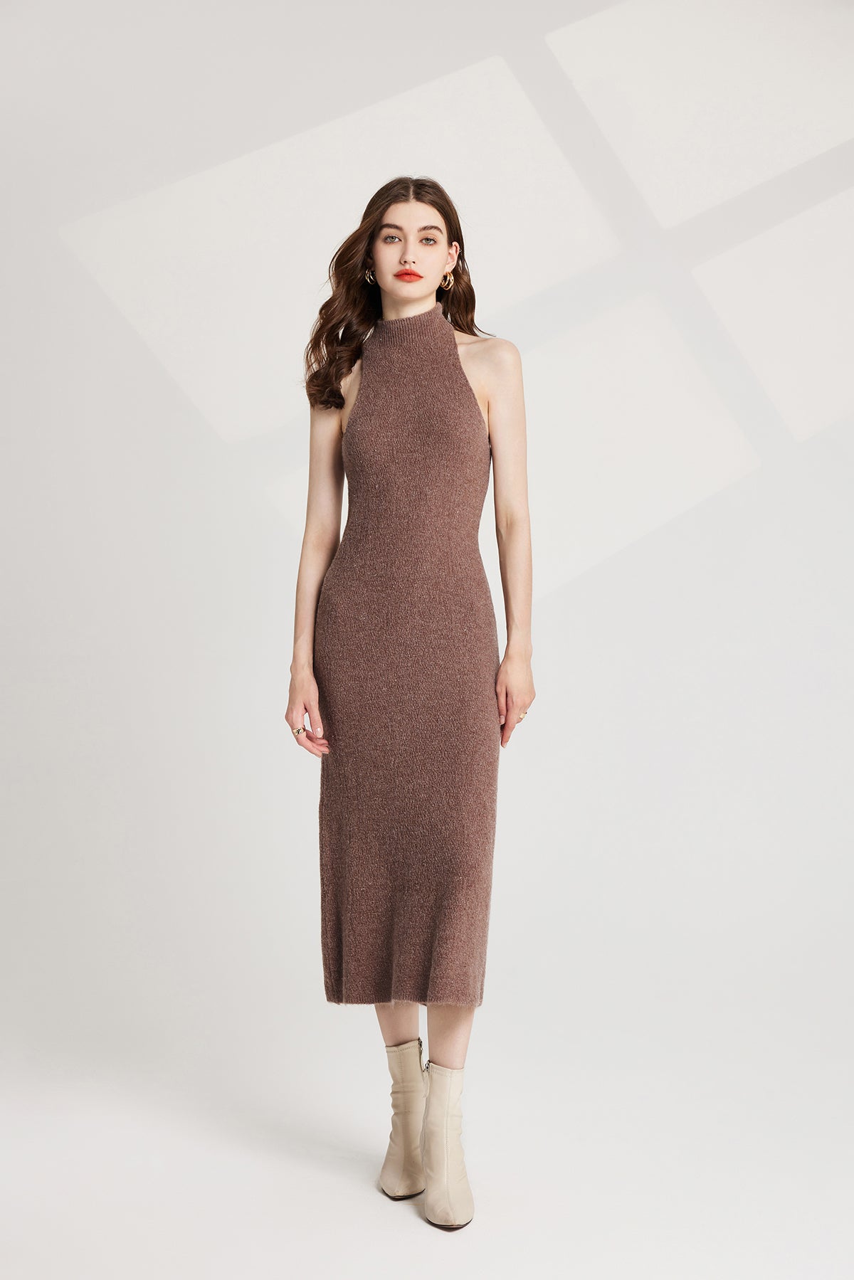 Women's 's Bow Knit Sweater Vest & Dress Set