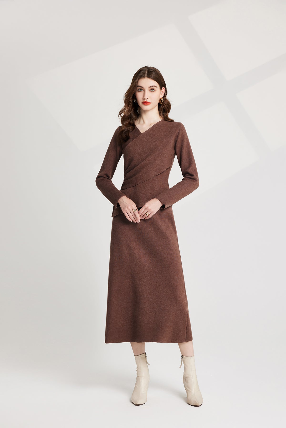 Women's 's Knit Sweater Vest & Dress Set