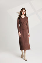 Women's 's Knit Sweater Vest & Dress Set