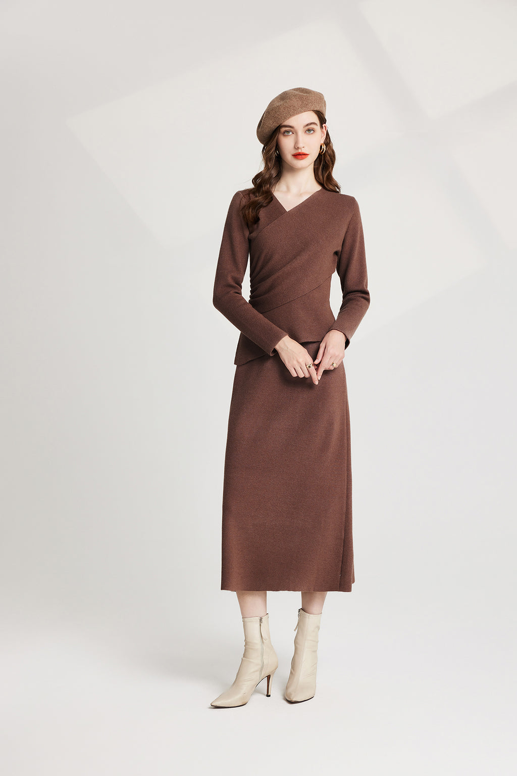 Women's 's Knit Sweater Vest & Dress Set