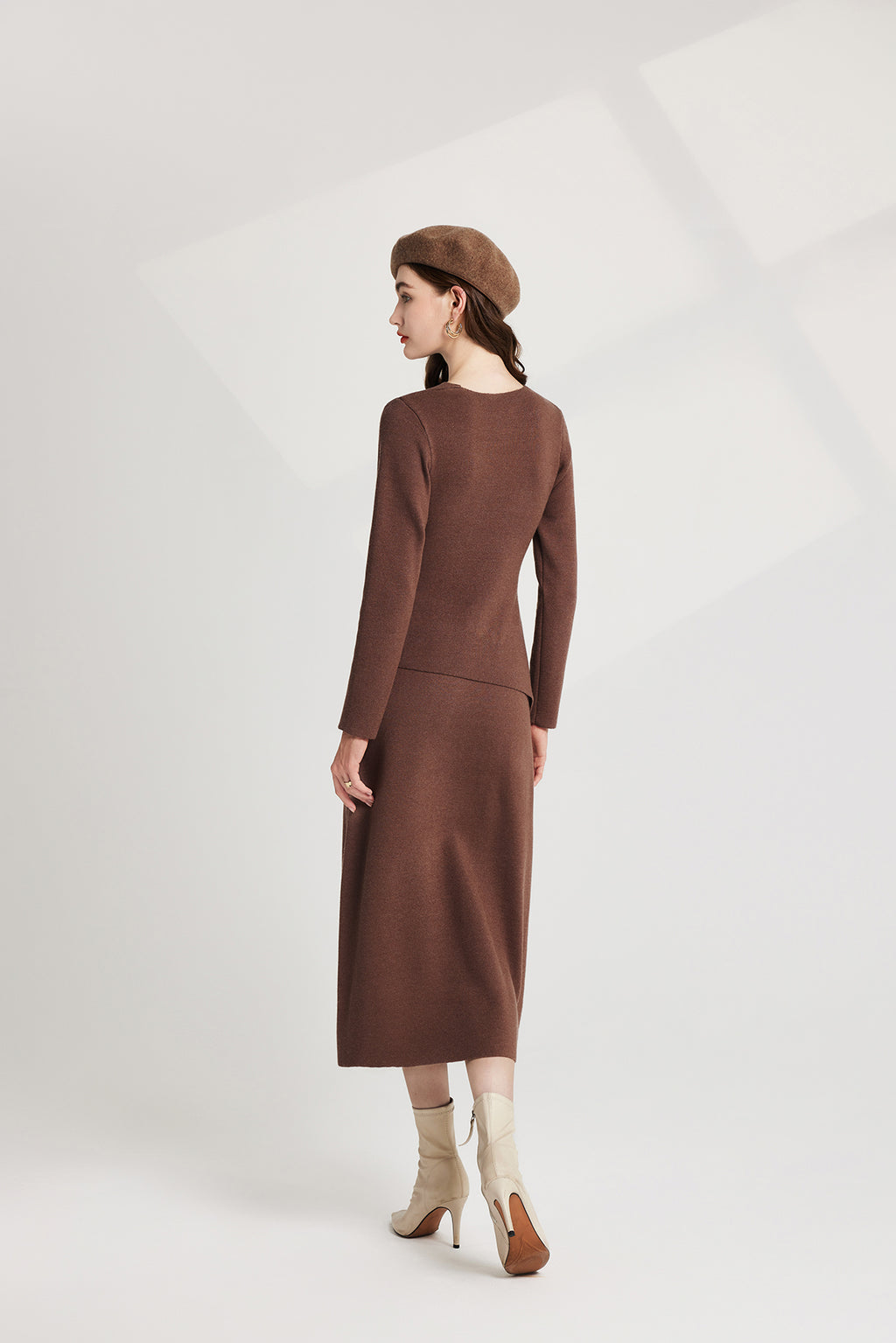Women's 's Knit Sweater Vest & Dress Set