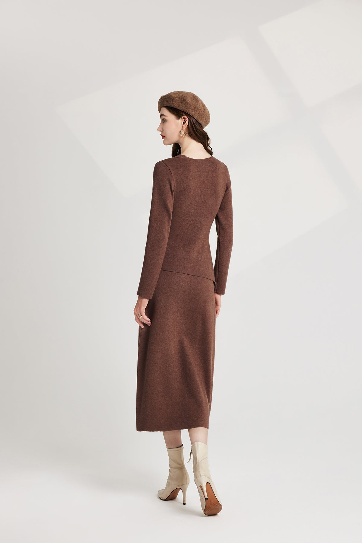 Women's 's Knit Sweater Vest & Dress Set
