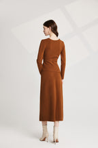 Women's 's Knit Sweater Vest & Dress Set