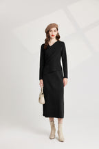 Women's 's Knit Sweater Vest & Dress Set