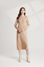 Women's 's Knit Vest & Long-Sleeve Dress Set