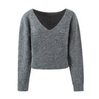 Women's Spring Autumn Elegant Solid Coordinated Two-Piece Set