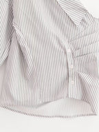 Women's Irregular Asymmetric Striped Shirt Sexy Pirational Design Shirt