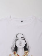 Women’s Graphic Print Casual Short Sleeve T-Shirt