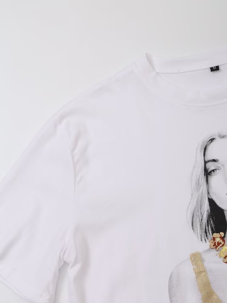 Women’s Graphic Print Casual Short Sleeve T-Shirt
