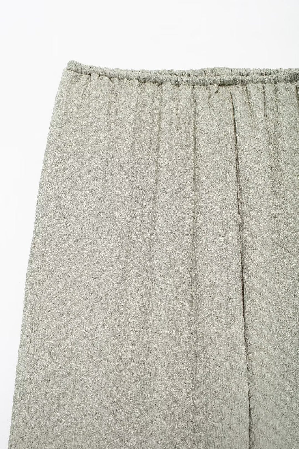 Summer Wrinkle Tied Top Casual Trousers