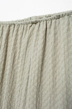 Summer Wrinkle Tied Top Casual Trousers