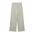 Summer Wrinkle Tied Top Casual Trousers